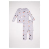 DEFACTO Baby Girl Patterned Long Sleeve Pajama Set