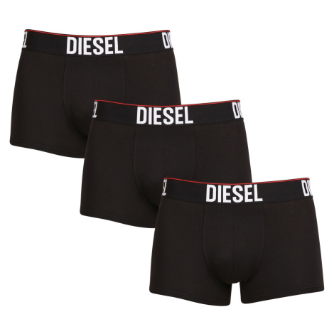 3PACK pánské boxerky Diesel černé