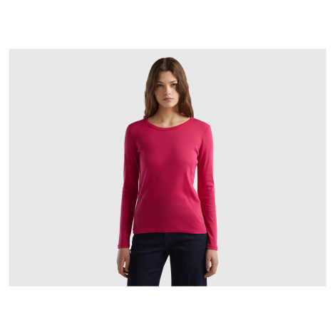 Benetton, Long Sleeve Pure Cotton T-shirt United Colors of Benetton