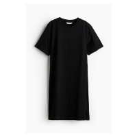 H & M - MAMA Tričkové šaty na kojení - černá