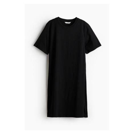 H & M - MAMA Tričkové šaty na kojení - černá H&M