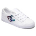 Dc shoes dámské tenisky Chelsea White/Rainbow Sparkle | Bílá