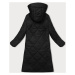 Černá dlouhá zimní bunda s kapucí J.Style (5M3173-392)