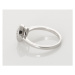Dámský stříbrný prsten s kytičkou a čirými zirkony STRP0543F