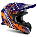 AIROH Terminator 2.1 Cleft T2SCL32 cross helma modrá/oranžová