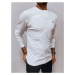 Dstreet Trendy bílé tričko s dlouhým rukávem