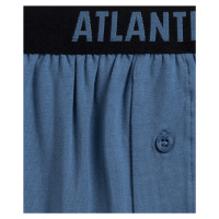 Pánské klasické boxerky s knoflíčky ATLANTIC 2PACK - černé, modré
