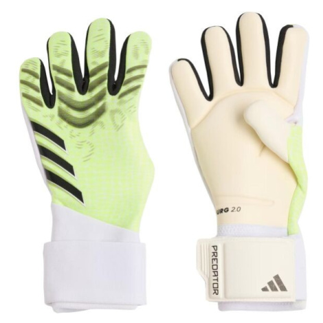 adidas PREDATOR PRO J Juniorské brankářské rukavice, reflexní neon, velikost