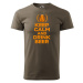 DOBRÝ TRIKO Pánské tričko s potiskem Keep calm beer