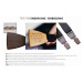Kožené šle Atria Suspenders s dřevěnými detaily