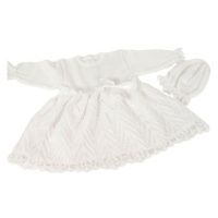 HOBEA Křestní šaty Joahanna s čepicí bílé