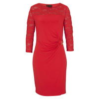 Bonprix BPC SELECTION šaty s krajkou Barva: Červená, Mezinárodní