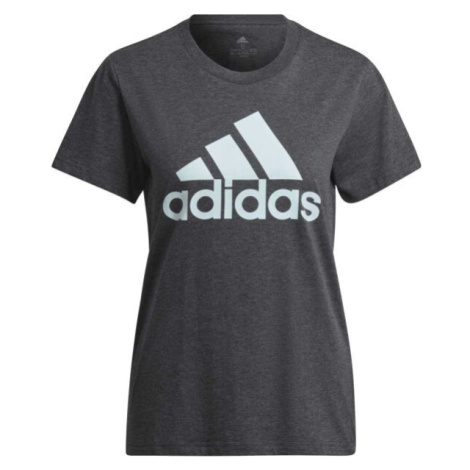 adidas BIG LOGO TEE Dámské tričko, tmavě šedá, velikost