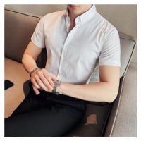 Pánská košile design s krátkým rukávem