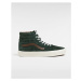 VANS Sk8-hi Pig Suede Shoes Unisex Green, Size