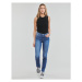 Calvin Klein Jeans HIGH RISE SLIM Bílá
