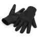 Beechfield Sportovní softshellové rukavice B310 Black
