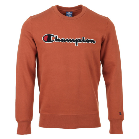 Champion Crewneck Sweatshirt Hnědá