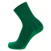 SANTINI Cyklistické ponožky klasické - SFERA - zelená/černá