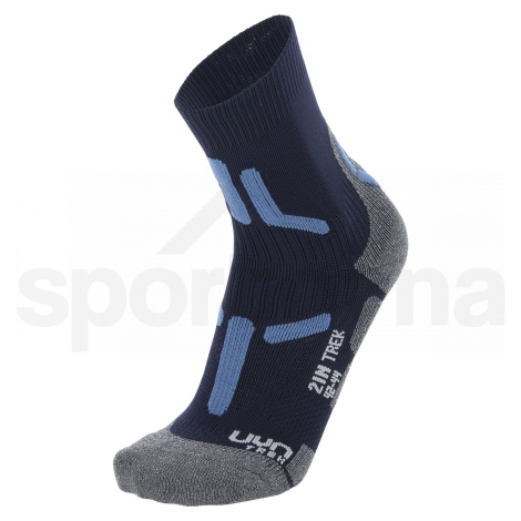 Pánské ponožky UYN Trekking 2IN Socks - modrá /44