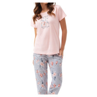 Dámské pyžamo 641 pink - Luna