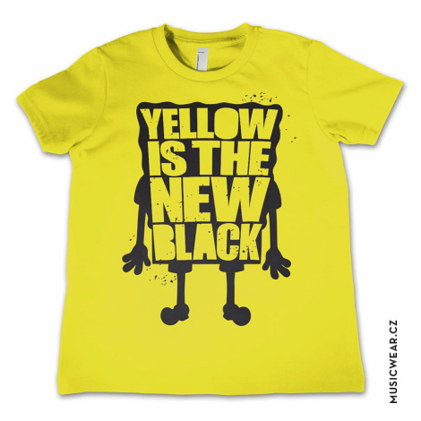 SpongeBob Squarepants tričko, Yellow Is The New Black Kids, dětské HYBRIS