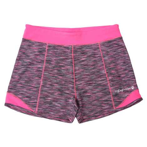 Dívčí šortky - Wolf H2164, fialovorůžová/ růžová aplikace Barva: Fialovorůžová