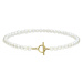 Manoki Perlový choker náhrdelník Blanca Gold - chirurgická ocel, sladkovodní perla WA512G Zlatá 