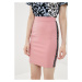 Calvin Klein Calvin Klein dámská růžová elastická sukně MILANO LOGO ELASTIC SKIRT