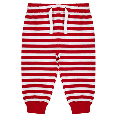 Larkwood Pohodlné dětské pyžamové kalhoty na doma s proužky / hvězdičkami, 0-4 let