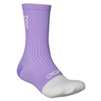 POC Cyklistické ponožky klasické - FLAIR - fialová/bílá