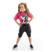 mshb&g R&r Unicorn Girls' T-shirt Capri Shorts Set