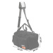 NIKE Sportovní taška 'Utility Power' oranžová / černá / stříbrná / bílá
