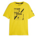 Puma BVB FOOTBALLCORE GRAPHIC TEE Pánské tričko, žlutá, velikost