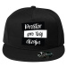 Snapback s vlastním potiskem Barva: Starostříbrná