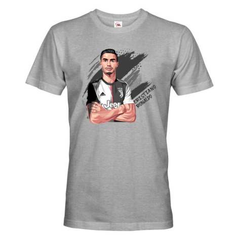 Pánské tričko s potiskem Cristiano Ronaldo -  pánské tričko pro milovníky fotbalu BezvaTriko