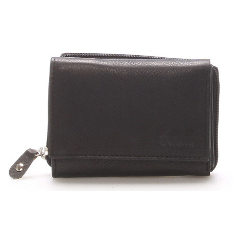 Kožená peněženka Delami Roxy, černá
