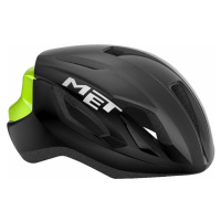 MET Strale Black Fluo Yellow Reflective/Glossy Cyklistická helma