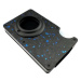 Daklos Carbon RFID karbonová mini pro AirTag s klipem černomodrá