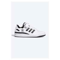 Kožené sneakers boty adidas Originals Forum Low FY7757 bílá barva