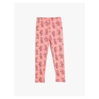 Koton Minnie and Mickey Mouse Leggings Licensed Ribbed Cotton