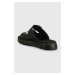 Kožené pantofle Camper Oruga pánské, černá barva, K100286.005