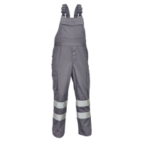 Cerva Badajoz Pánské pracovní kalhoty s laclem 03530006 šedá