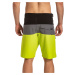 Meatfly pánské plavky Mitch Boardshorts 21" Lime Stripes | Černá