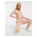 Missguided co-ord oversized joggers in blush-Pink