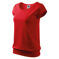Dámské trendové tričko, červená