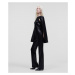 Overal karl lagerfeld sequin cape jumpsuit černá