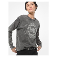 Michael Kors Sweatshirt - ACID WSH MK STAR STUD grey