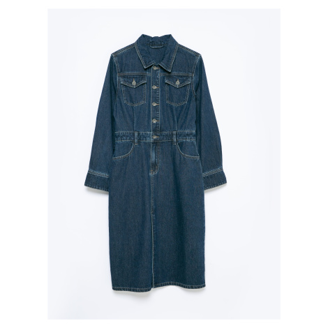 Big Star Woman's Denim Dress Dress 340192 Denim-501