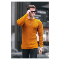 Madmext Mustard Basic Knitwear Men's Sweater 5990